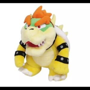 Bowser Plush - Approximately 10” - New With Tags- Super Mario Bros